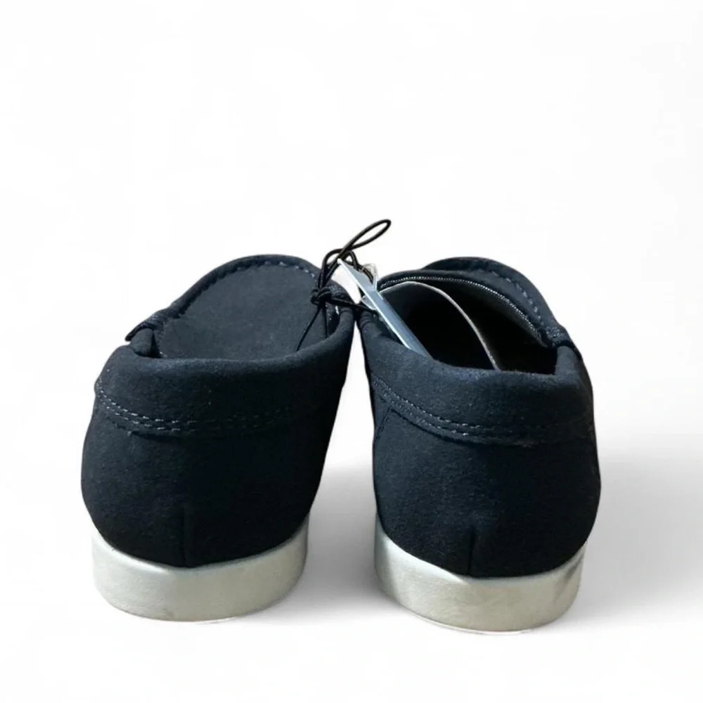 Navy Blue Kids Moccasins